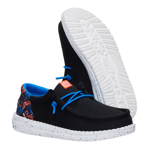 Hey Dude Wally Funk Youth Game On Black/Multi