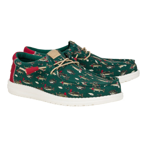 Hey Dude Wally Merry Fishmas Lure Multi/Green