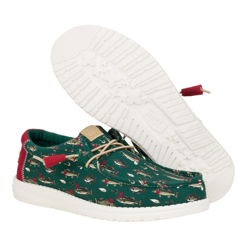 Hey Dude Wally Merry Fishmas Lure Multi/Green