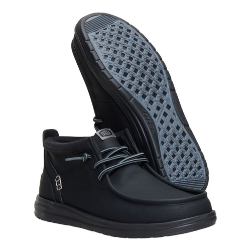 Hey Dude Wally Mid Gripr Classic Black/Black