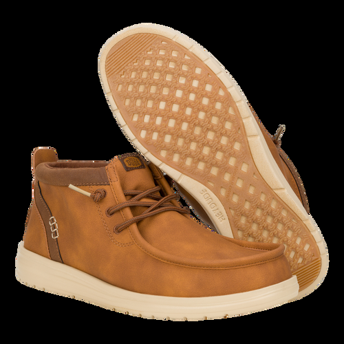 Hey Dude Wally Mid Gripr Classic Cognac/Tan