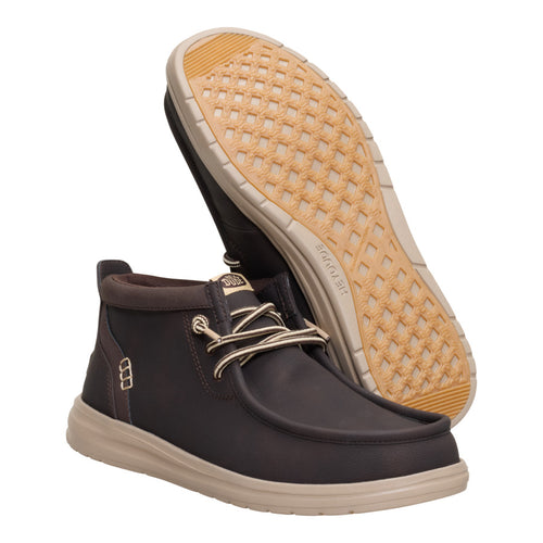 Hey Dude Wally Mid Gripr Classic Mole Brown