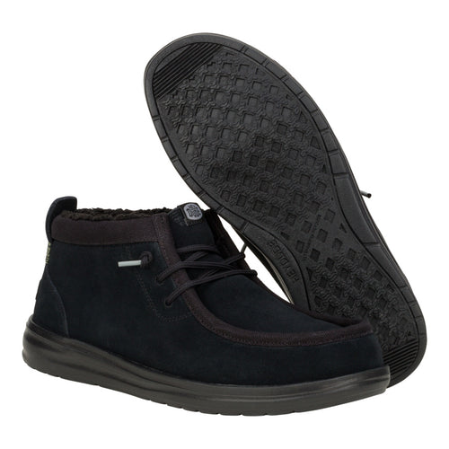 Hey Dude Wally Mid GripR Warmth Black/Black