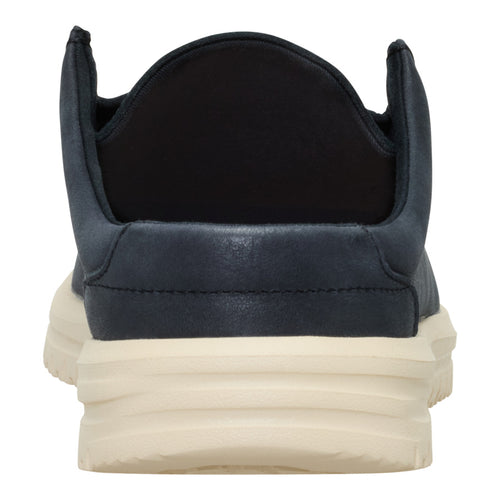 Hey Dude Wally Nxt Mule Leather Black/Wood Ash