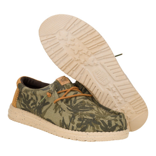 Hey Dude Wally Palm Jute Burnt Olive/Ginger Brown