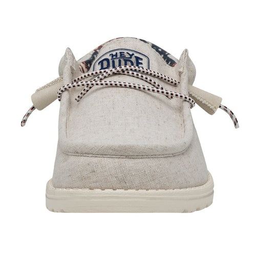 Hey Dude Wally Patriotic Off White Patriotic