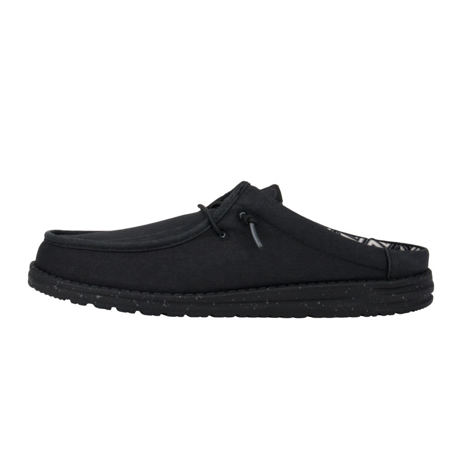 hey dude Wally Slip Stretch Canvas Black/Black