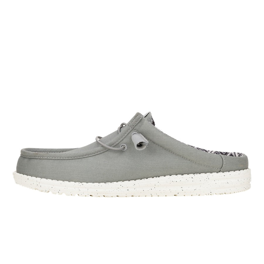 hey dude Wally Slip Stretch Canvas Grey