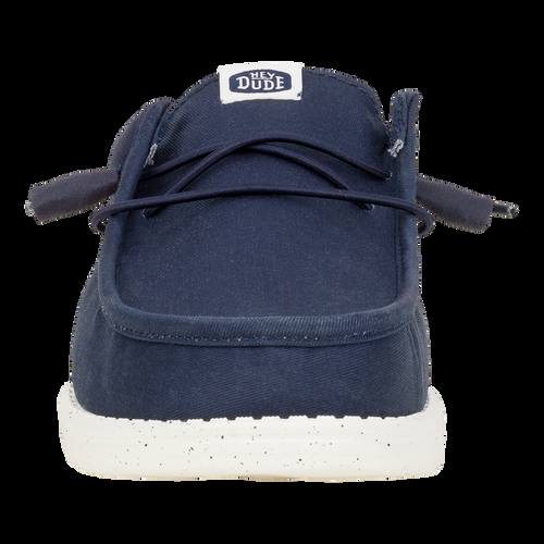 Hey Dude Wally Slip Stretch Canvas Navy