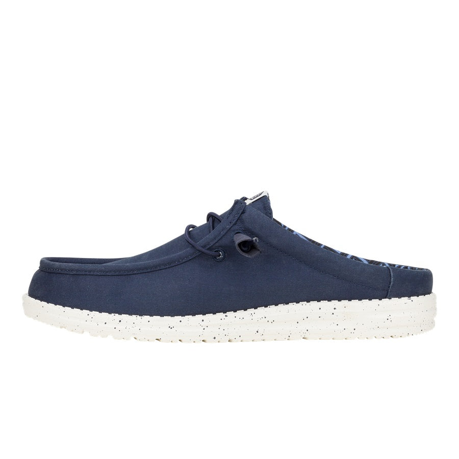 hey dude Wally Slip Stretch Canvas Navy