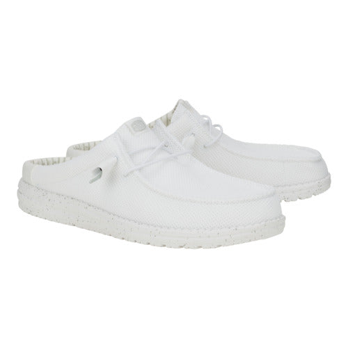 Hey Dude Wally Slip Stretch Sox White