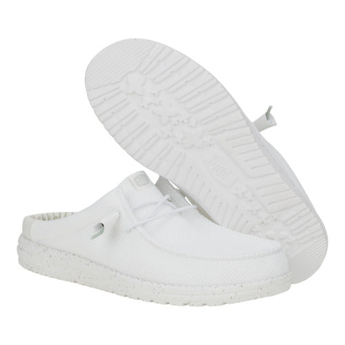 Hey Dude Wally Slip Stretch Sox White