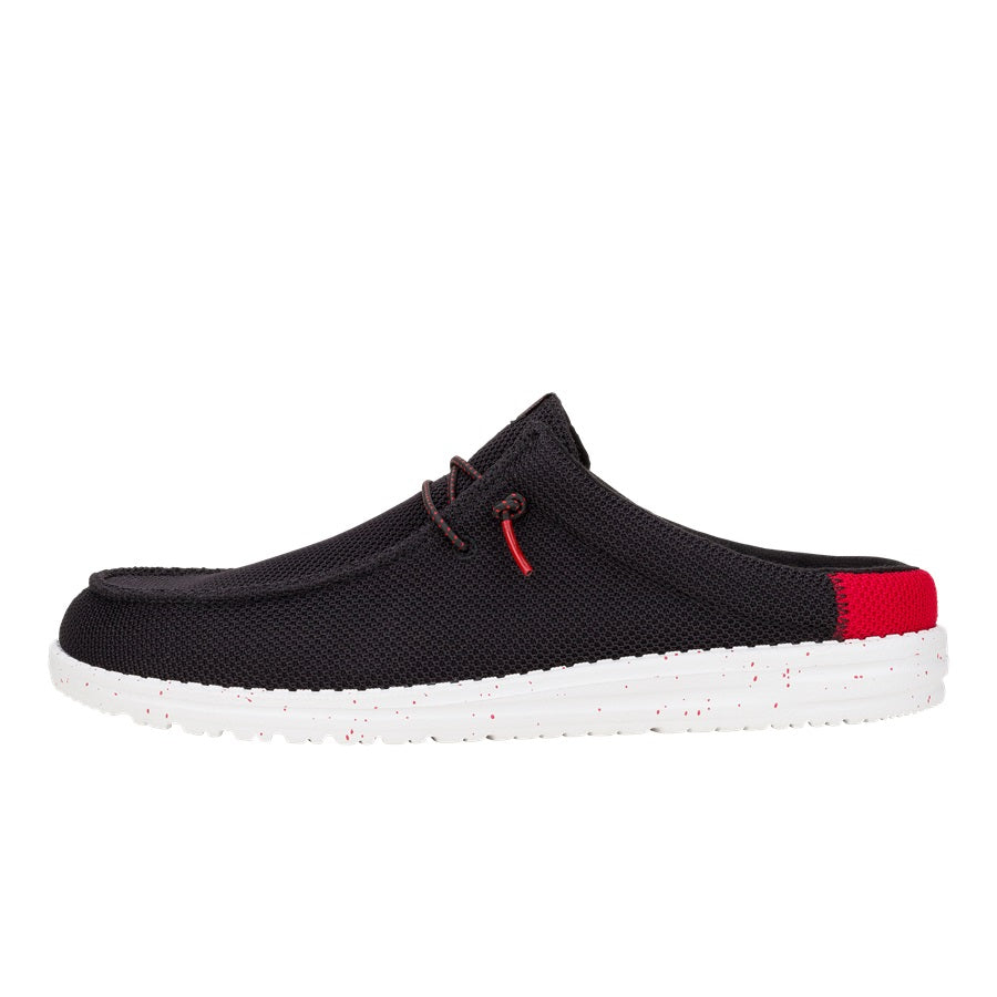 hey dude Wally Slip Varsity Black/Red