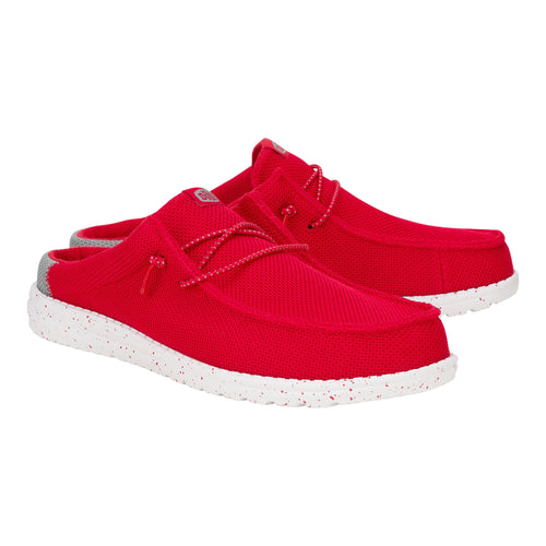 Hey Dude Wally Slip Varsity Red/Grey