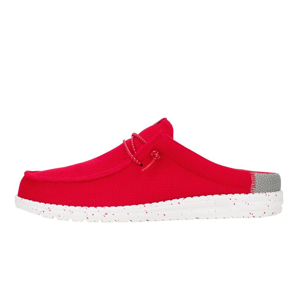 hey dude Wally Slip Varsity Red/Grey