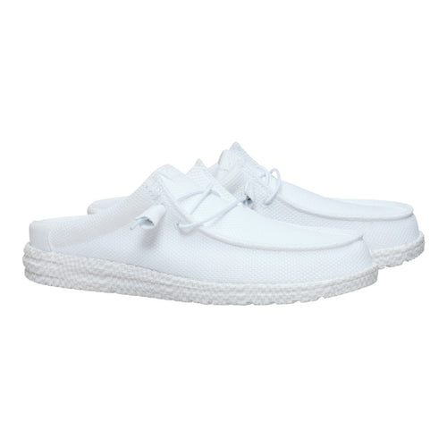 Hey Dude Wally Slip Warped Geo White/Dawn Blue