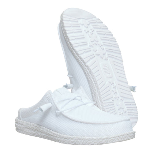 Hey Dude Wally Slip Warped Geo White/Dawn Blue