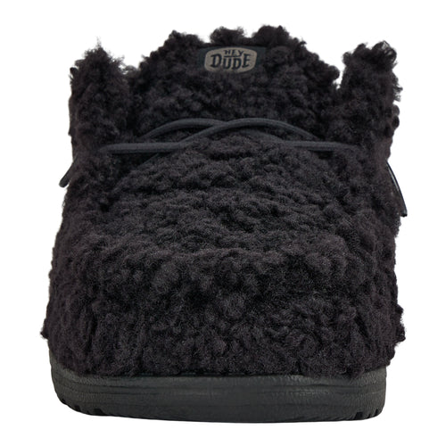 Hey Dude Wally Slipper Cozy Black/Black
