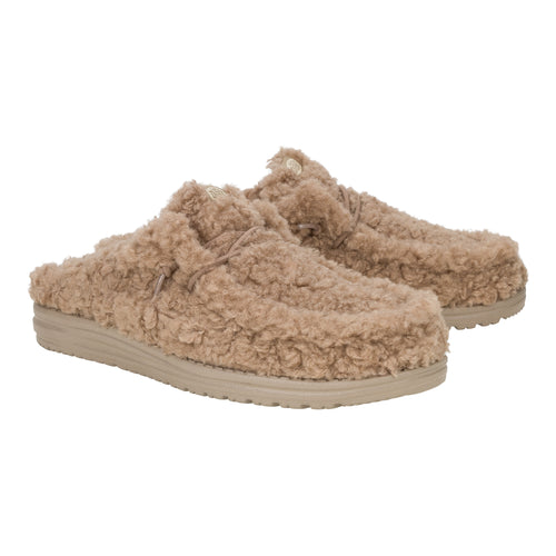 Hey Dude Wally Slipper Cozy Timber Wolf