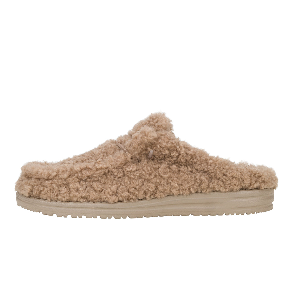 hey dude Wally Slipper Cozy Timber Wolf