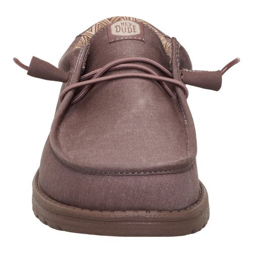 Hey Dude Wally Stretch Canvas Deep Taupe