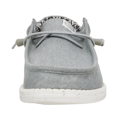Hey Dude Wally Stretch Canvas Light Grey