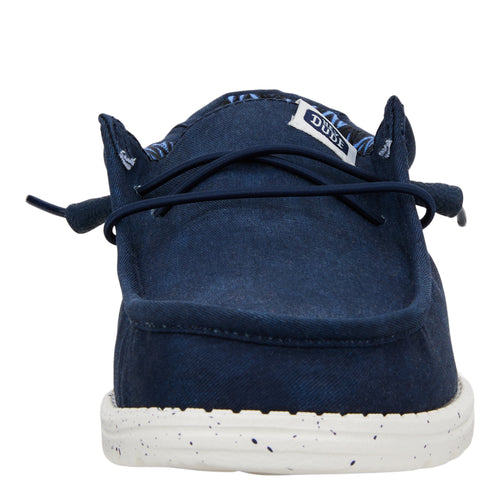 Hey Dude Wally Stretch Canvas Navy