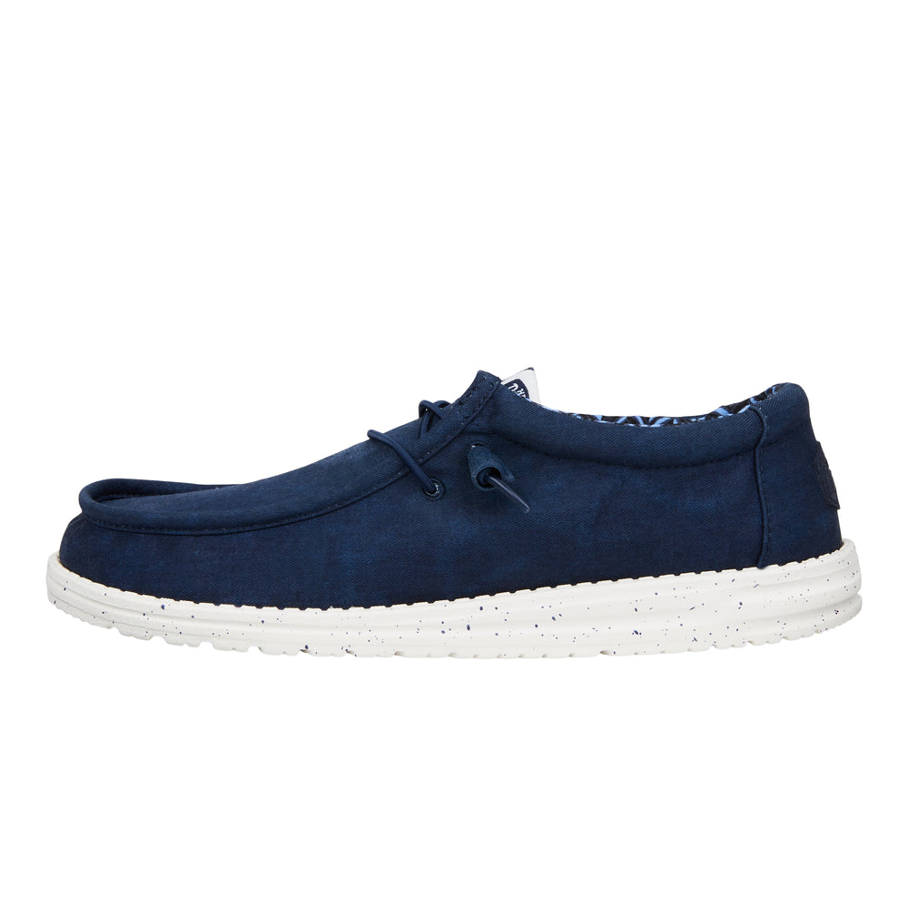 hey dude Wally Stretch Canvas Navy