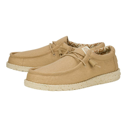 Hey Dude Wally Stretch Canvas Tan
