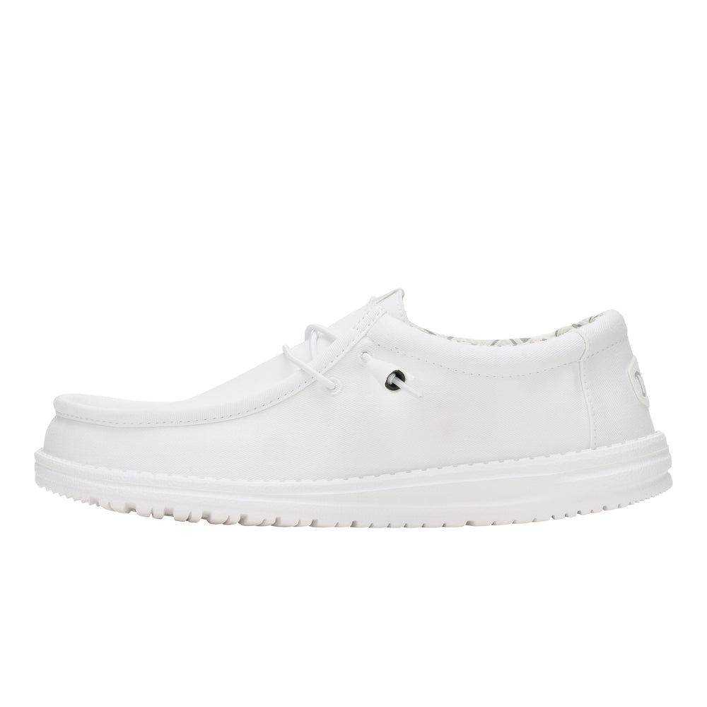 hey dude Wally Stretch Canvas White/White