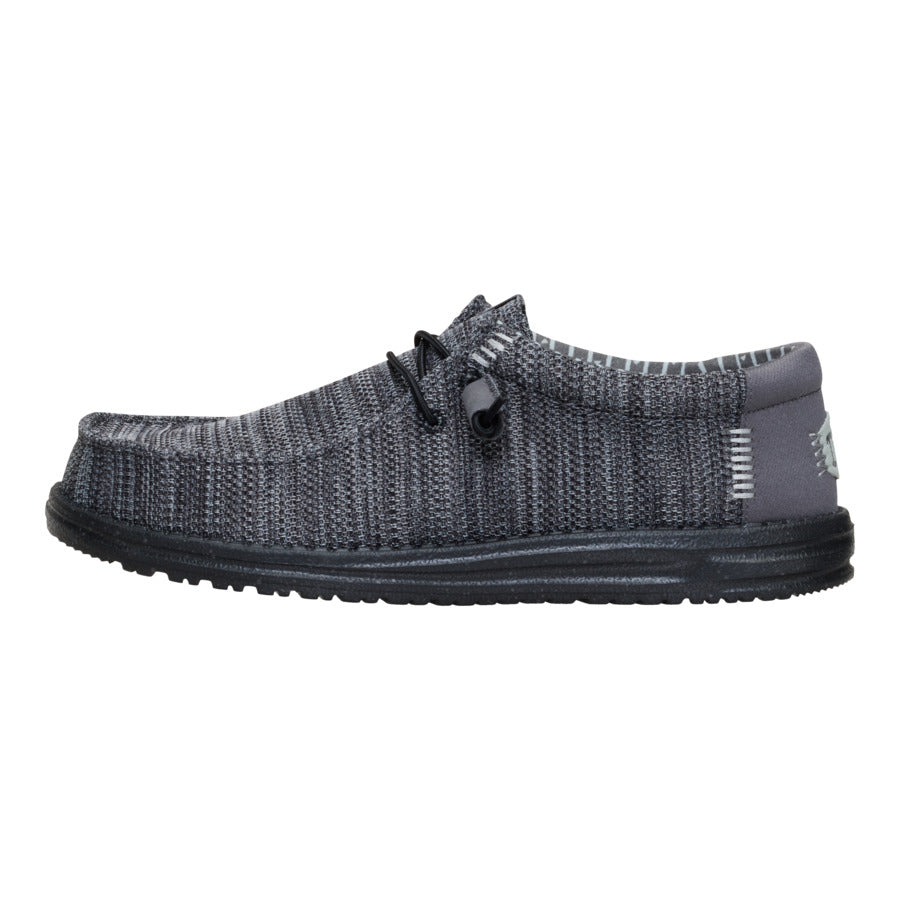 hey dude Wally Stretch Sox Granite Grey/Black