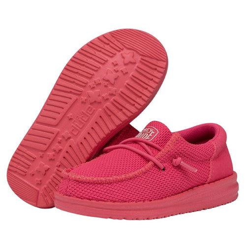 Hey Dude Wally Toddler Funk Mono Electric Pink