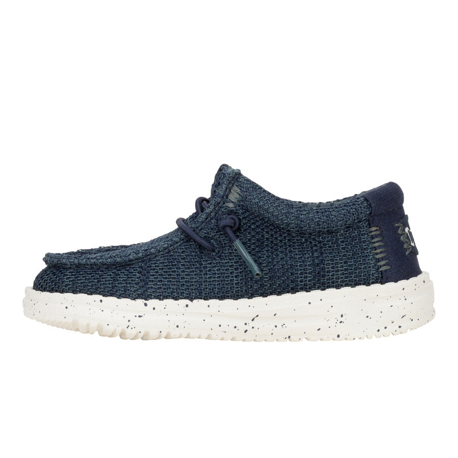 hey dude Wally Toddler Stretch Sox Navy