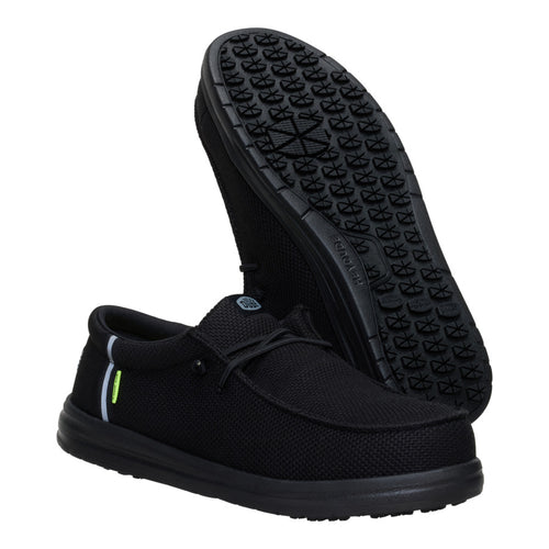 Hey Dude Wally Work Comp Toe Black/Black