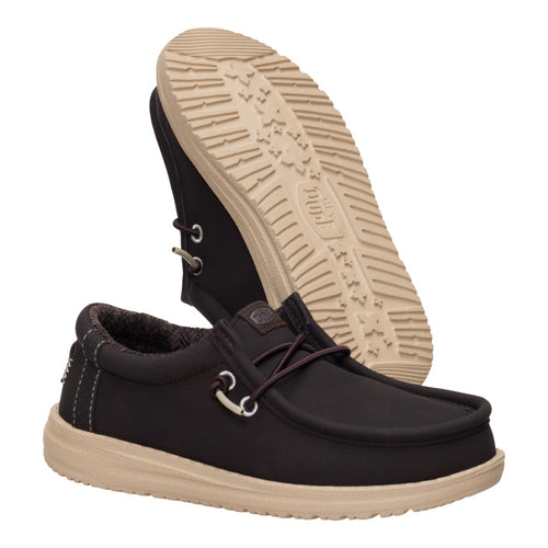 Hey Dude Wally Youth Classic Mole Brown