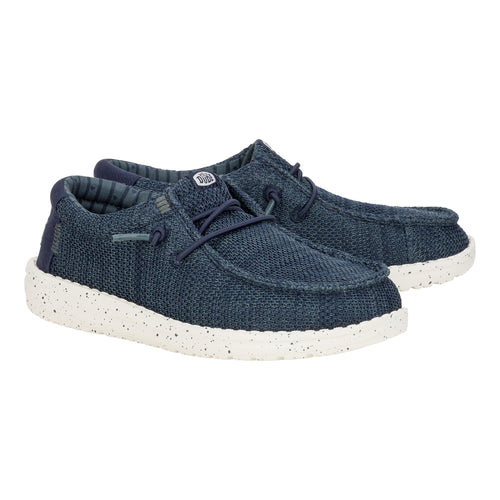 Hey Dude Wally Youth Stretch Sox Navy