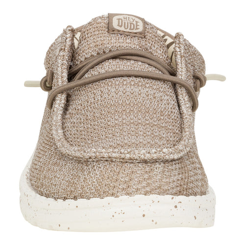 Hey Dude Wally Youth Stretch Sox Walnut