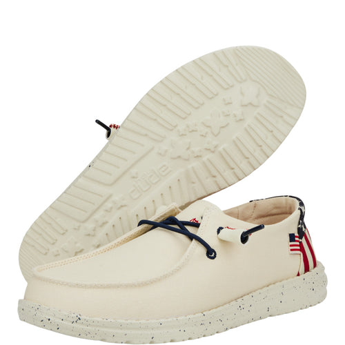 Hey Dude Wendy Americana Off White