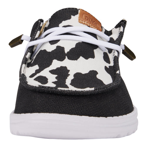 Hey Dude Wendy Animal Black/Cow