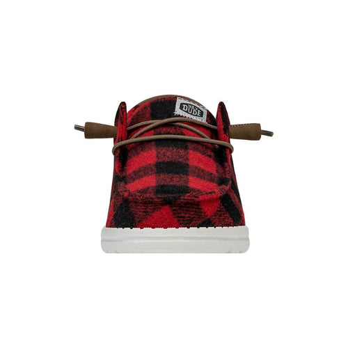 Hey Dude Wendy Buffalo Plaid Red And Black Plaid