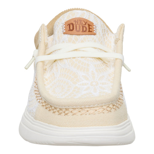 Hey Dude Wendy Comf Patchwork Ivory/Tan