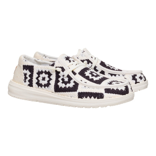 Hey Dude Wendy Cottage Crochet Black/Multi