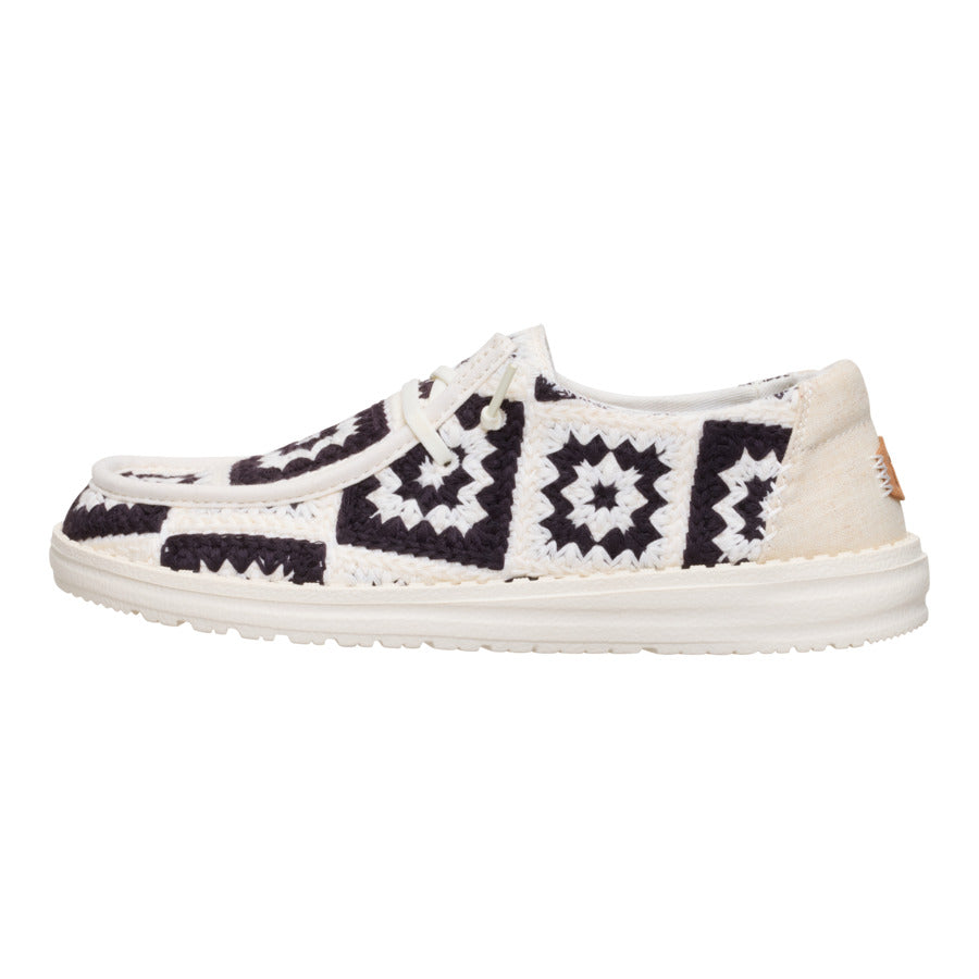 hey dude Wendy Cottage Crochet Black/Multi