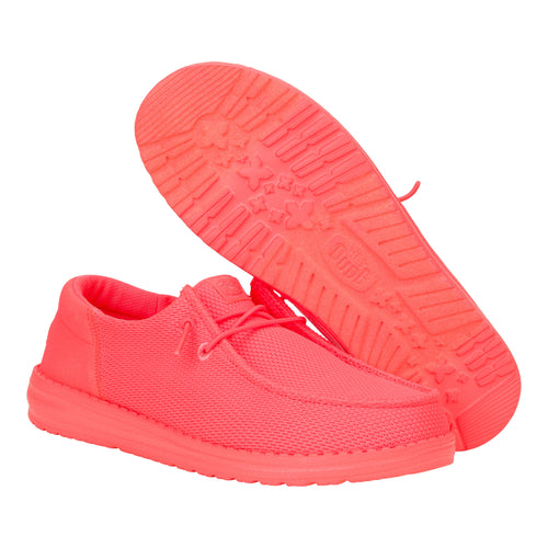 Hey Dude Wendy Funk Mono Fiery Coral