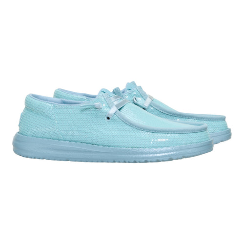 Hey Dude Wendy Funk Mono Sequin Tourmaline Blue