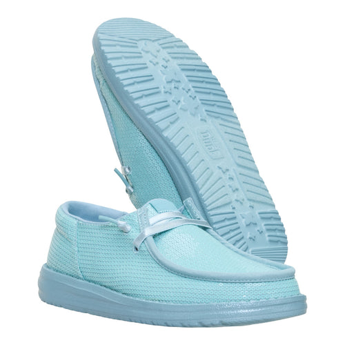 Hey Dude Wendy Funk Mono Sequin Tourmaline Blue