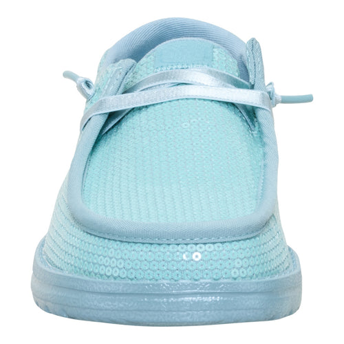 Hey Dude Wendy Funk Mono Sequin Tourmaline Blue