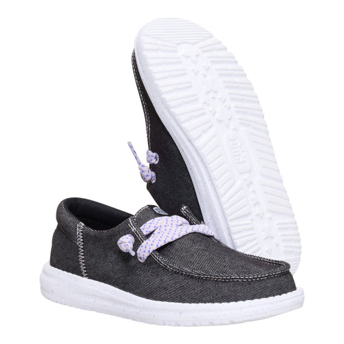 Hey Dude Wendy Funk Youth Friendship Lace Black