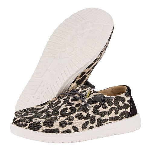 Hey Dude Wendy Leopard Sparkle Leopard Tan
