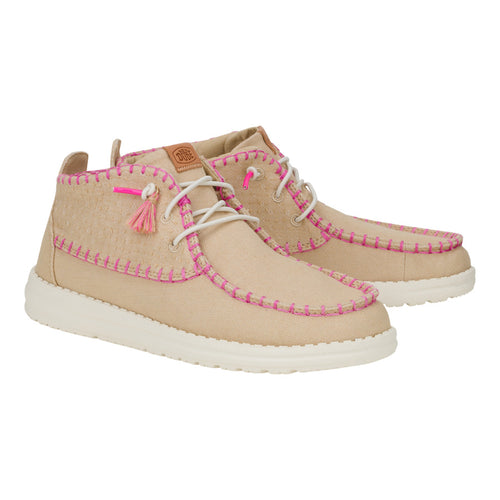 Hey Dude Wendy Mid Perf Canvas Irish Cream